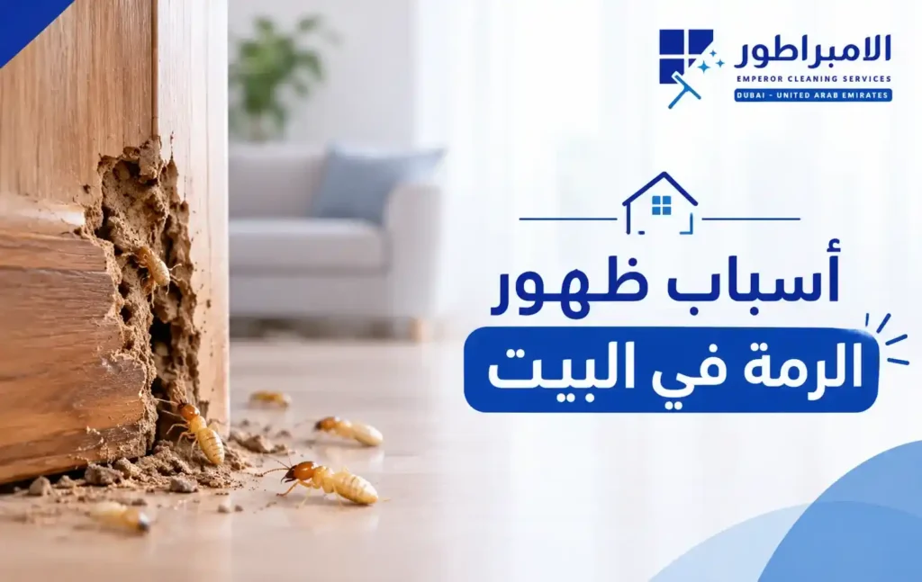 أسباب ظهور النمل الأبيض في البيت